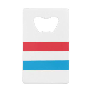 Luxembourg Flag Credit Card Bottle Opener