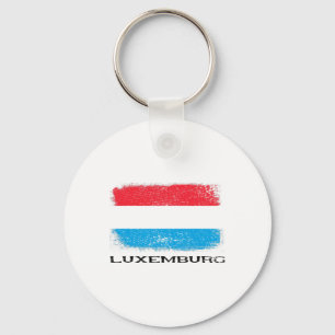 Luxembourg Flag Europe Travel Vacation Europe Luxe Keychain