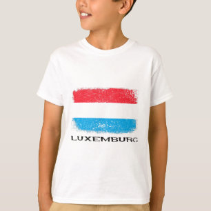 Luxembourg Flag Europe Travel Vacation Europe Luxe T-Shirt