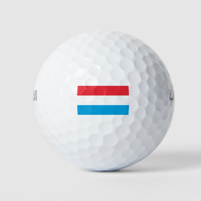 Luxembourg Flag Golf Balls (Front)