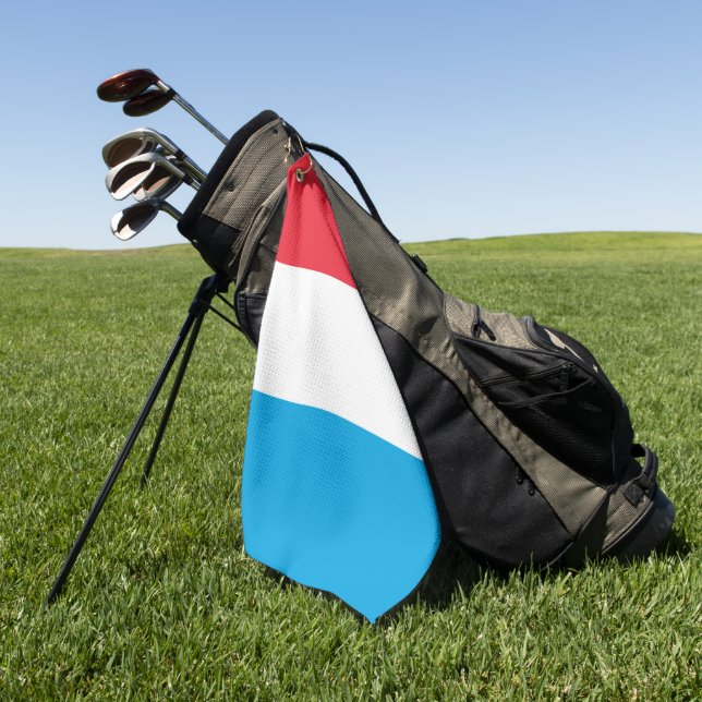 Luxembourg flag golf towel (Green)