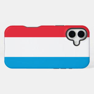 Luxembourg Flag iPhone 16 Plus Case