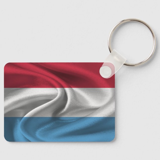 Luxembourg Flag Keychain (Front)