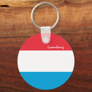 Luxembourg flag & Luxembourg holiday / sports Keychain