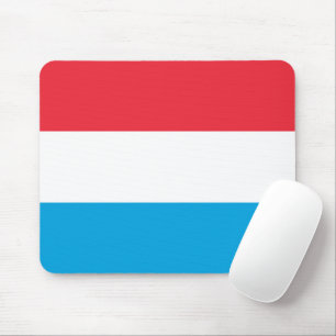 Luxembourg flag mouse pad