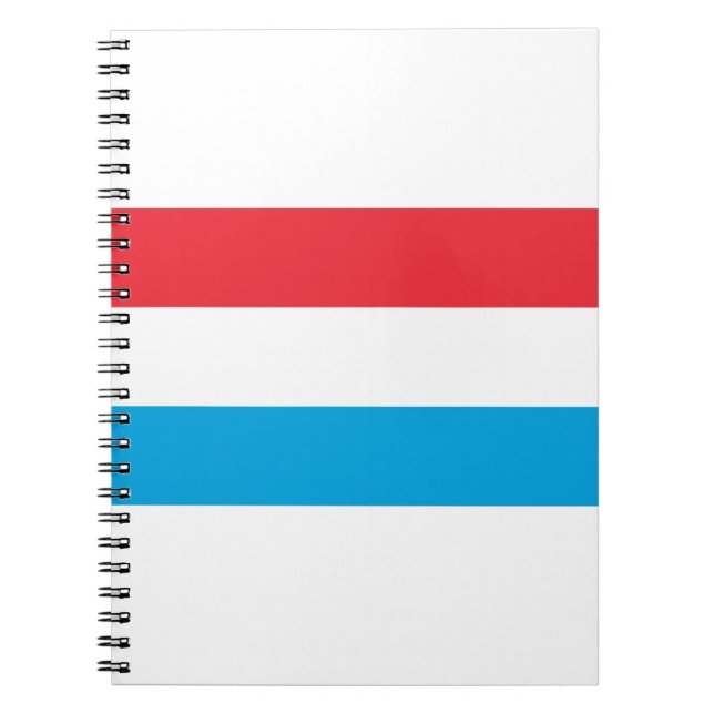 Luxembourg Flag Notebook (Front)