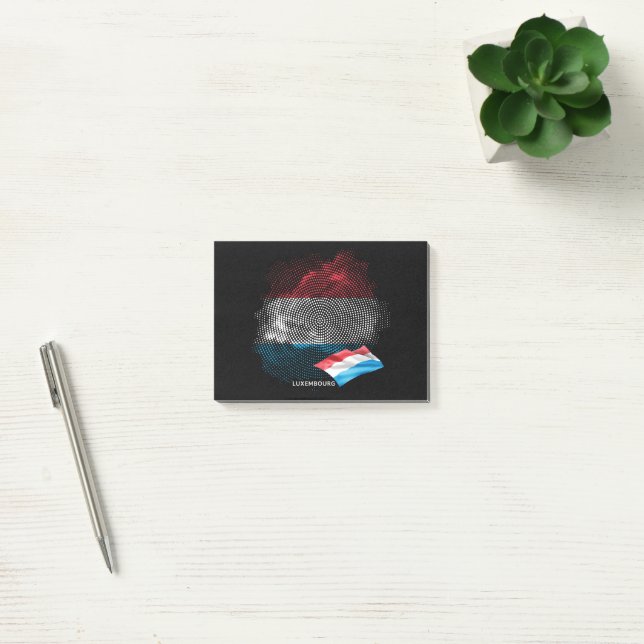 Luxembourg flag post-it notes (Office)