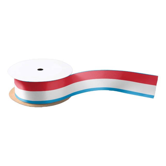 Luxembourg Flag Satin Ribbon (Spool)