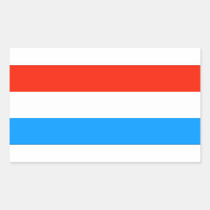 Luxembourg flag sticker