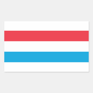 Luxembourg Flag Sticker