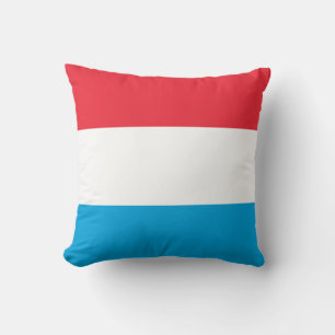Luxembourg Flag Throw Pillow
