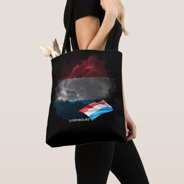 Luxembourg flag tote bag (Close Up)