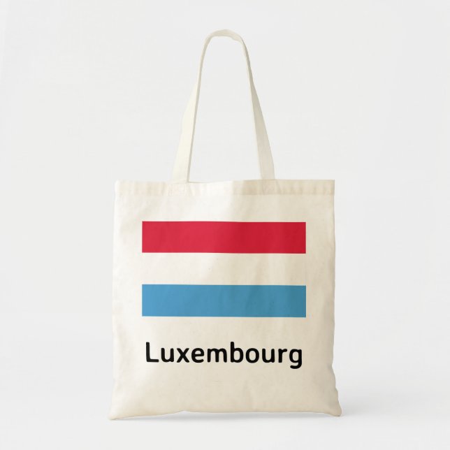 Luxembourg Flag Tote Bag (Front)