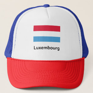 Luxembourg Flag Trucker Hat