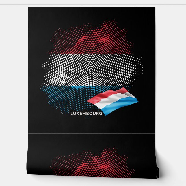 Luxembourg flag wallpaper (Unrolling)