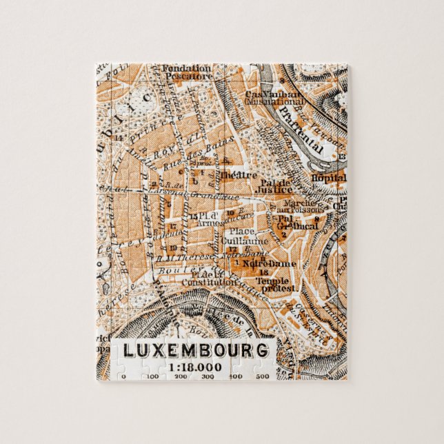 Luxembourg Jigsaw Puzzle (Vertical)