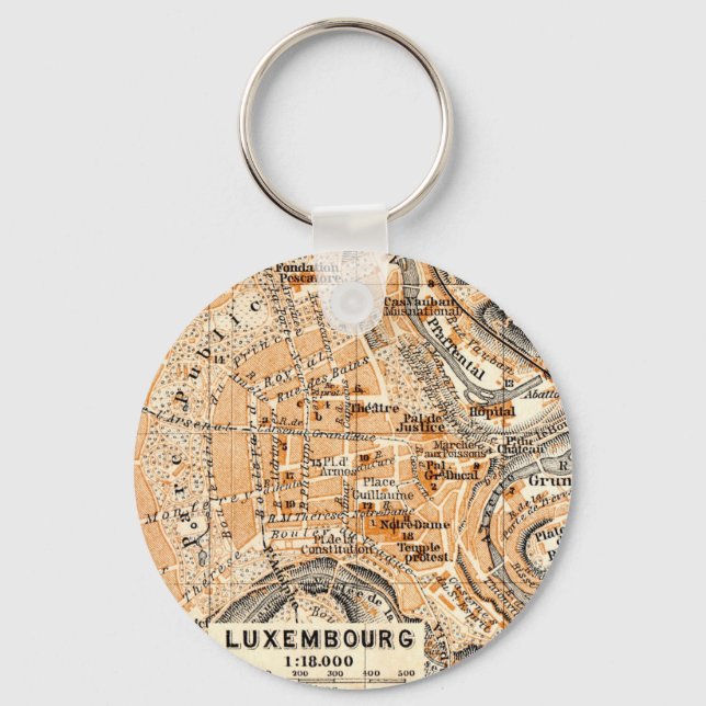 Luxembourg Keychain (Front)