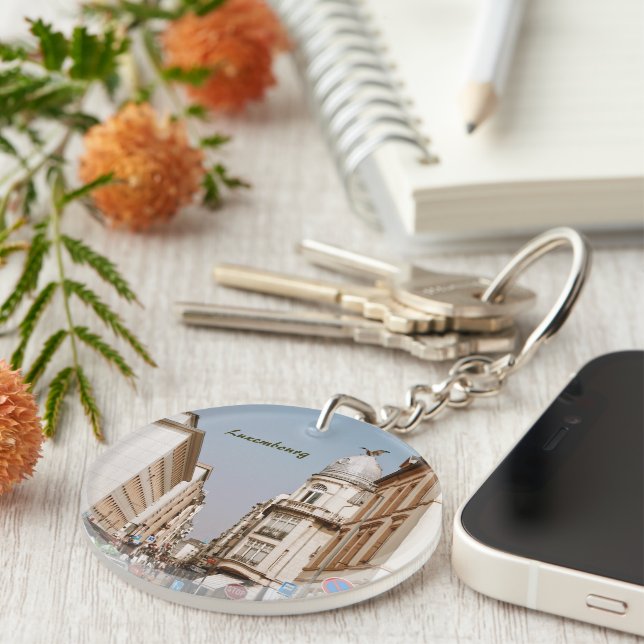 Luxembourg Keychain (Front Right)