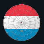 Luxembourg - Lëtzebuerg - Luxemburg Dartboard<br><div class="desc">Luxemburger Flagge - Lëtzebuerger Fändel</div>
