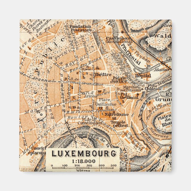 Luxembourg Magnet (Front)