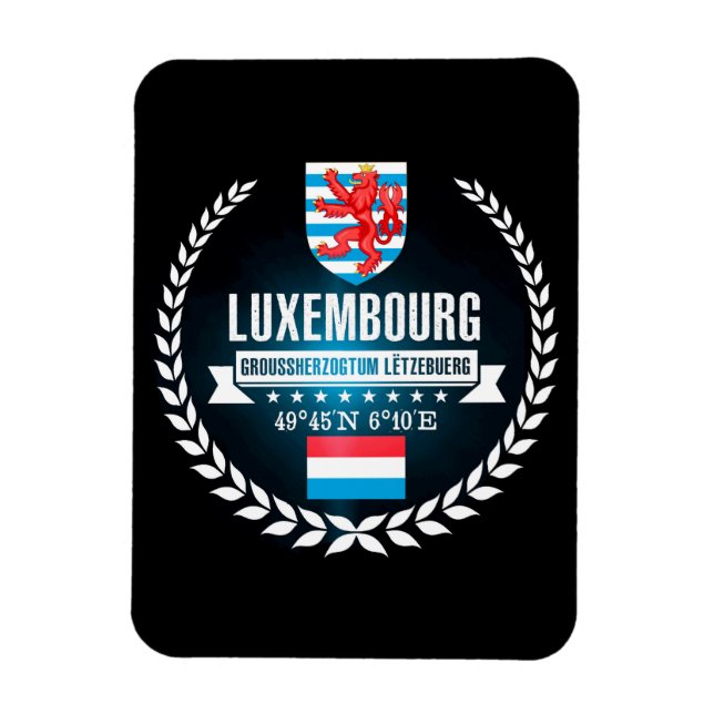 Luxembourg Magnet (Vertical)