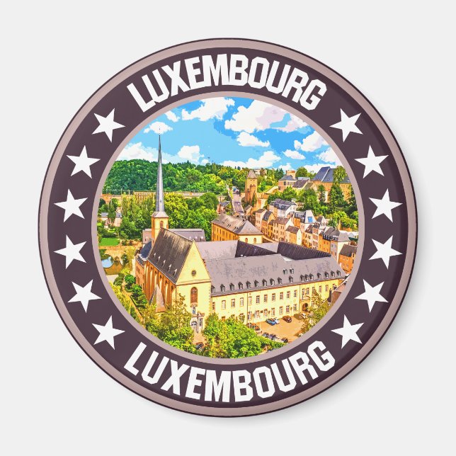 Luxembourg                                         magnet (Front)