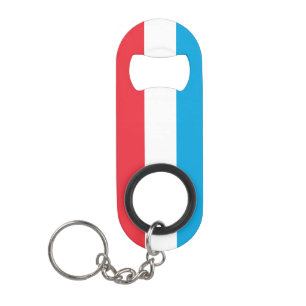 Luxembourg National Pride Patriotic Keychain Bottle Opener