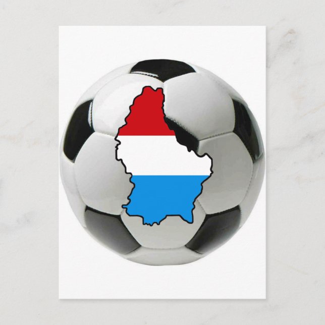 Luxembourg national team postcard (Front)