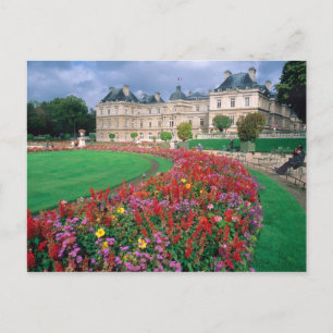 Luxembourg Palace in Paris, France. Postcard