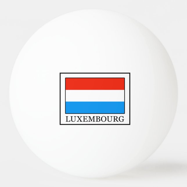 Luxembourg Ping Pong Ball (Front)