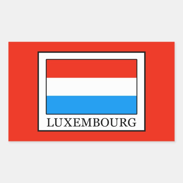 Luxembourg Sticker (Front)