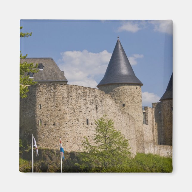 Luxembourg, Sure River Valley. Bourscheid, Magnet (Front)