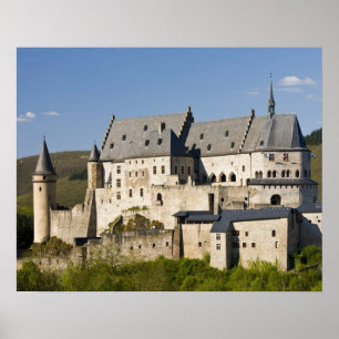 Luxembourg, Vianden. Vianden Chateau (b. 15th Poster