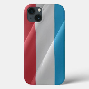 Luxembourg waving flag - iPhone 13 case