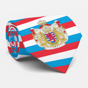 Luxembourgish Flag & Coat of Arms, Luxembourg Tie