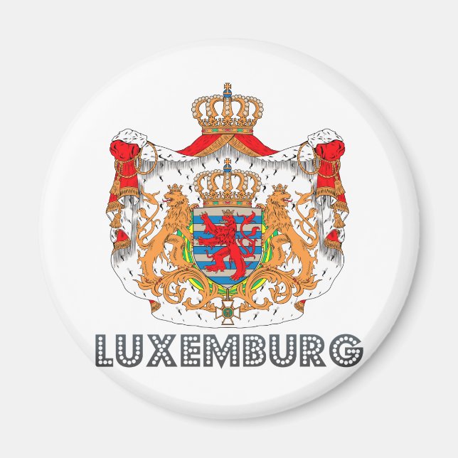 Luxemburg Coat of Arms Magnet (Front)