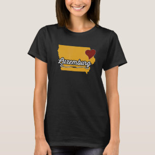 LUXEMBURG IOWA IA USA Cute Souvenir Merch  US City T-Shirt