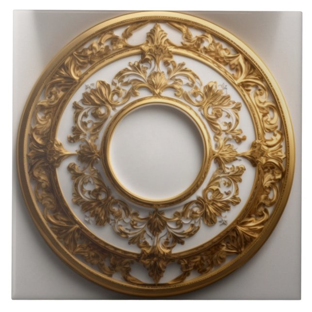 Luxery Baroque Ceramic Tile (Front)
