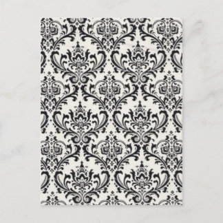 LUXERY BLACK AND WHITE 2 POSTCARD
