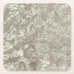 Luxeuil Square Paper Coaster