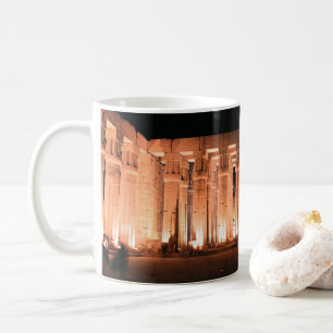 Luxor, Egypt, Luxor Temple Pillars Hall Monuments Coffee Mug