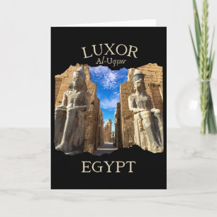 Luxor Egypt Souvenir Family Nile Cruise Women Men  Card