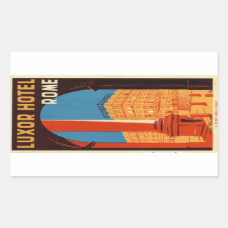Luxor Hotel Rome Italy Sticker