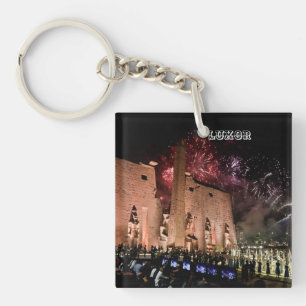 Luxor karnak Temples Travel Ancient Egypt History  Keychain