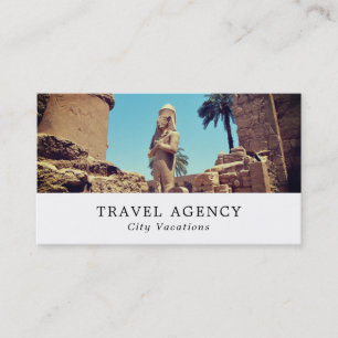 Luxor Temple, Egypt, Travel Agent Business Card