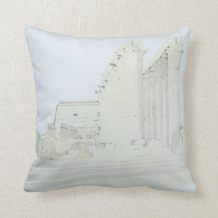 Luxor Temple Throw Pillow