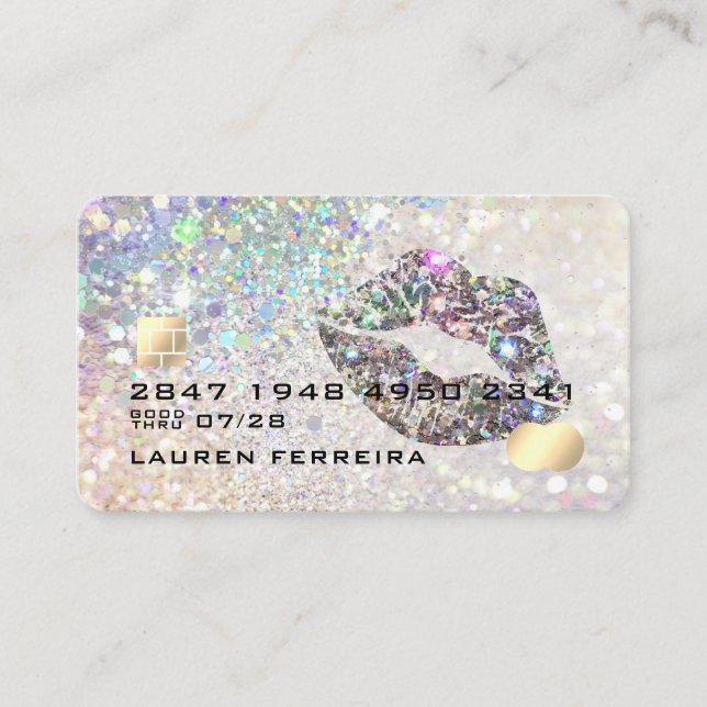 Luxueuse Parties scintillant Diamond Style carte d (Devant)