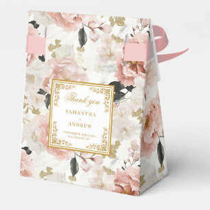 Luxueux Boite de Noces en Or rose Dusty
