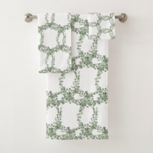 LUXUEUX JEU DE SERVIETTES EN HAMPTON VERT SAGE BOT