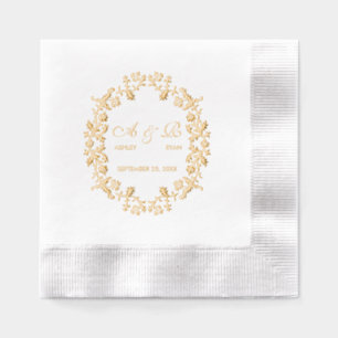Luxueux Monogramme Vintage Floral